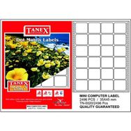Tanex 35x45 mm Bilgisayar Etiketi
