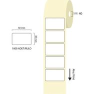 Tanex 50x30 mm 40 mm Çap 1000'li Eco Termal Etiket