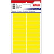 Tanex OFC-109 Flo Sarı 100 Adet Ofis Etiketi