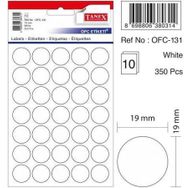 Tanex OFC-131 10 Adet Beyaz Ofis Etiketi