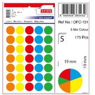 Tanex Ofc-131 5 Adet Mıx Color Ofis Etiketi