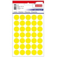 Tanex OFC-131 Flo Sarı 175 Adet Ofis Etiketi