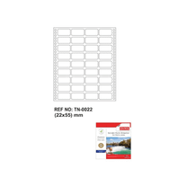 Tanex TN-0022 22x55 mm Sürekli Form Etiketi