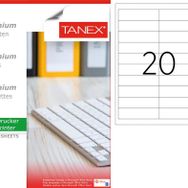 Tanex TW-2020 95x26 mm 100'lü Sökülebilir Etiket