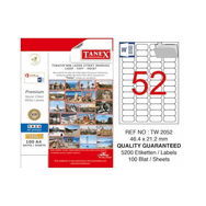 Tanex TW-2052 46,4x21,2 mm Laser Etiket