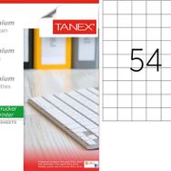 Tanex TW-2054 35x33.16 mm 100'lü Sökülebilir Etiket