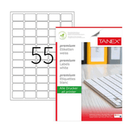 Tanex TW-2055 37x24 mm Lazer Etiket