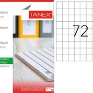 Tanex TW-2072 26.25x33 mm 100'lü Sökülebilir Etiket