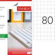 Tanex TW-2080 26.25x29.7 mm 100'lü Sökülebilir Etiket