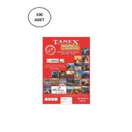 Tanex TW-2096 43x8.5 mm 100 Adet Lazer Etiket