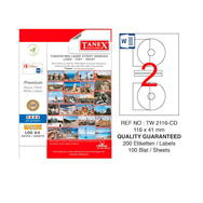 Tanex TW-2116 116x41 mm Laser Etiket