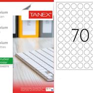 Tanex TW-2125 25 mm 100'lü Sökülebilir Etiket