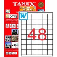 Tanex TW-2137 35x37 mm Laser Etiket