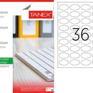 Tanex TW-2148 40.6x25.4 mm 100'lü Sökülebilir Etiket