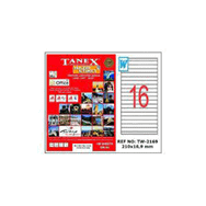 Tanex TW-2169 210x16.9 mm 100 Adet Laser Etiket