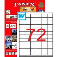 Tanex TW-2172 35 x 23 mm 100 Adet Sökü Lazer Etiket