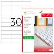Tanex TW-2229 70x29.7 mm Lazer Etiket