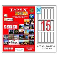 Tanex tw-2238 37x85 Laser Etiket