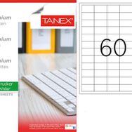 Tanex TW-2260 40x24 mm 100'lü Sökülebilir Etiket
