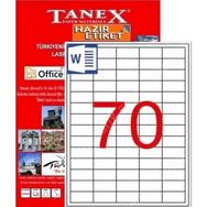 Tanex TW-2270 Lazer Etiket