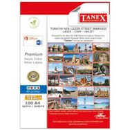 Tanex TW-2272 35x23.3mm Beyaz Etiket