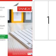 Tanex TW-2297 105x297 mm 100'lü Sökülebilir Etiket