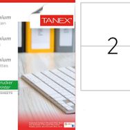 Tanex TW-2302 210x140 mm 100'lü Sökülebilir Etiket