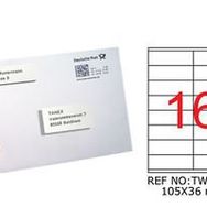 Tanex TW-2316 Laser Etiket 105x36 mm 1600 Adet Etiket