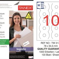 Tanex TW-3177 78x54.5 mm Sevkiyat ve Lojistik Etiket