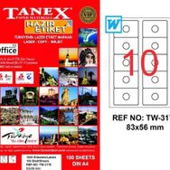 Tanex TW-3178 83x56 mm Lazer Etiket
