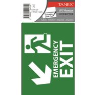 Tanex UYR-107 2'li Acil Çıkış Etiketi