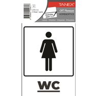 Tanex UYR-114 Bayan Wc 2'li Uyarı Etiketi