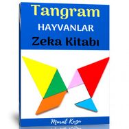 Tangram Hayvanlar Zeka Kitabı - Enine Boyuna Eğitim