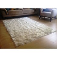 Tappeto Kuzu Kürkü Dekoratif Post 80x200 cm Krem Salon Halı