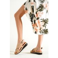 Taran Kasey Çapraz Detaylı Comfort Sandalet