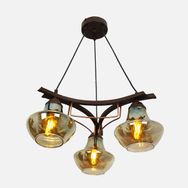 Taşcan Aydınlatma Ring Modern 3'lü Metal Klasik Avize