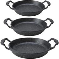 Taşhan T-0375 Döküm Granit 3'lü Omlet Sahan Set