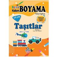 Taşıtlar - Renkli Kalem Boyama - Yağmur Çocuk
