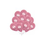 Tatlı Günler Metalik Lateks Pembe 25 Adet Balon