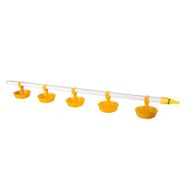 Tavpet 100 cm 5 Nipelli Büyük Yaylı Çanaklı Hindiler Için Eko Nipel Suluk Sistemi
