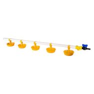 Tavpet 100 cm 5 Nipelli Büyük Yaylı Çanaklı Hindiler Için Nipel Suluk Sistemi