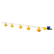 Tavpet 100 cm 5 Nipelli Küçük Yaylı Çanaklı Civcivler Için Nipel Suluk Sistemi