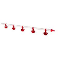 Tavpet 100 cm 5 Nipelli Yaylı Çanaklı 40 Tavukluk Eko Nipel Suluk