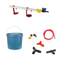 Tavpet 20 lt Depolu Askılı Çanaklı Set 1 Nipel Tavuk Suluğu