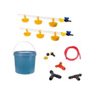 Tavpet 20 lt Depolu Büyük Yaylı Çanaklı Set 36 Nipel Hindi Suluğu