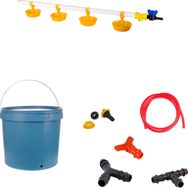 Tavpet 20 lt Depolu Büyük Yaylı Çanaklı Set 37 Nipel Hindi Suluğu