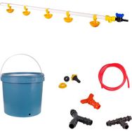 Tavpet 20 lt Depolu Küçük Yaylı Çanaklı Set 31 Nipel Civciv Suluğu