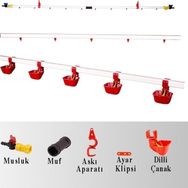 Tavpet 40 m Hat Dilli Çanaklı Nipel Suluk Sistemi
