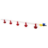 Tavpet 40 Tavukluk 100 cm 5 Nipelli Yaylı Çanaklı Nipel Suluk Sistemi