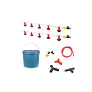 Tavpet Nipel 20 lt Depolu Yaylı Çanaklı Set 22 Tavuk Suluğu